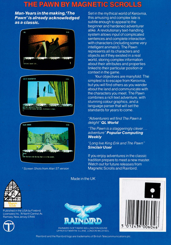 Pawn, The — box-2D-back (EU)