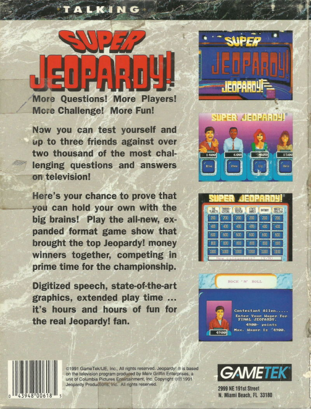 Super Jeopardy! — box-2D-back (US)