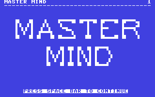 Master Mind — sstitle (WOR)