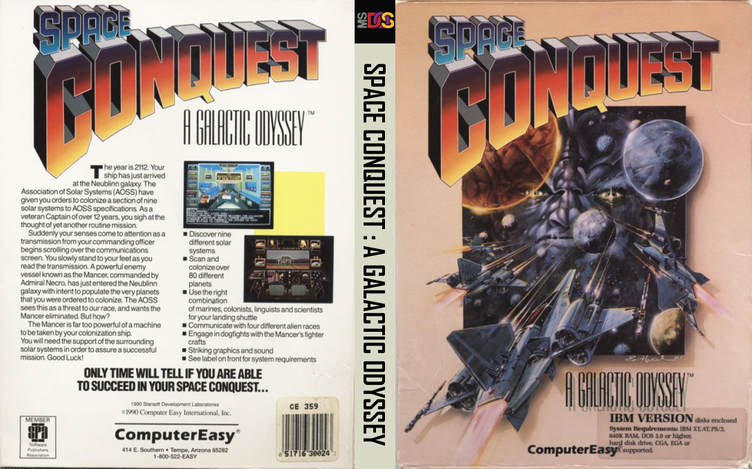Space Conquest - A Galactic Odyssey — box-texture (US)