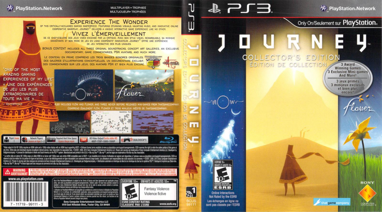 Journey Collector's Edition — box-texture (CA)