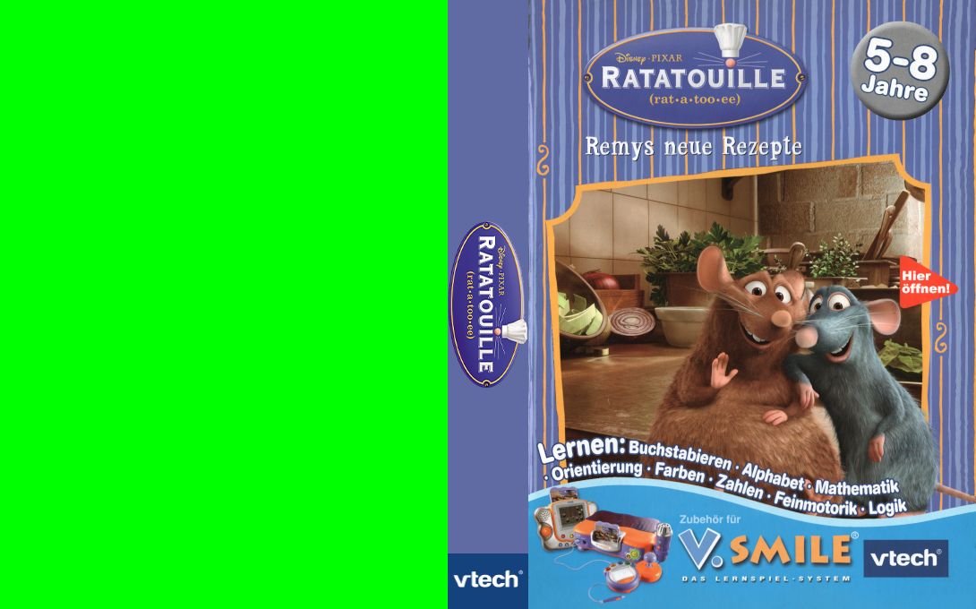 Ratatouille - Remy's New Recipes — box-texture (DE)