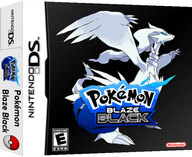 Pokemon Blaze Black — box-3D (US)