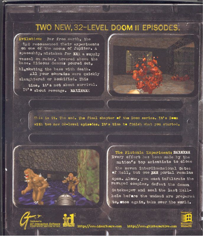 Final DOOM — box-2D-back (US)