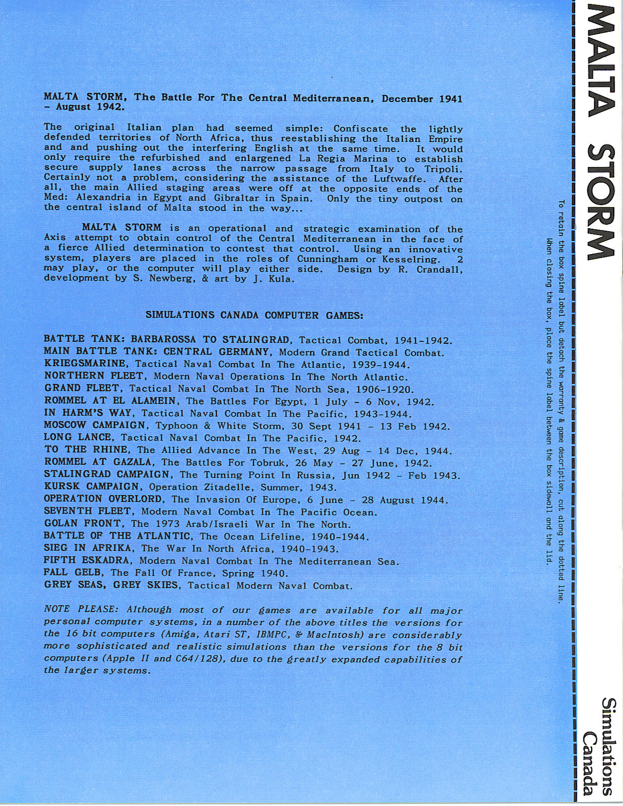 Malta Storm — box-2D-back (WOR)