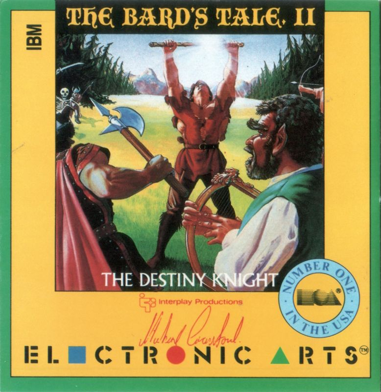 Bard's Tale 2 - The Destiny Knight, The — box-2D (EU)