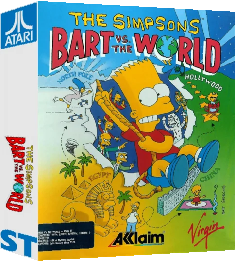 Simpsons, The - Bart Vs. The World — box-3D (EU)