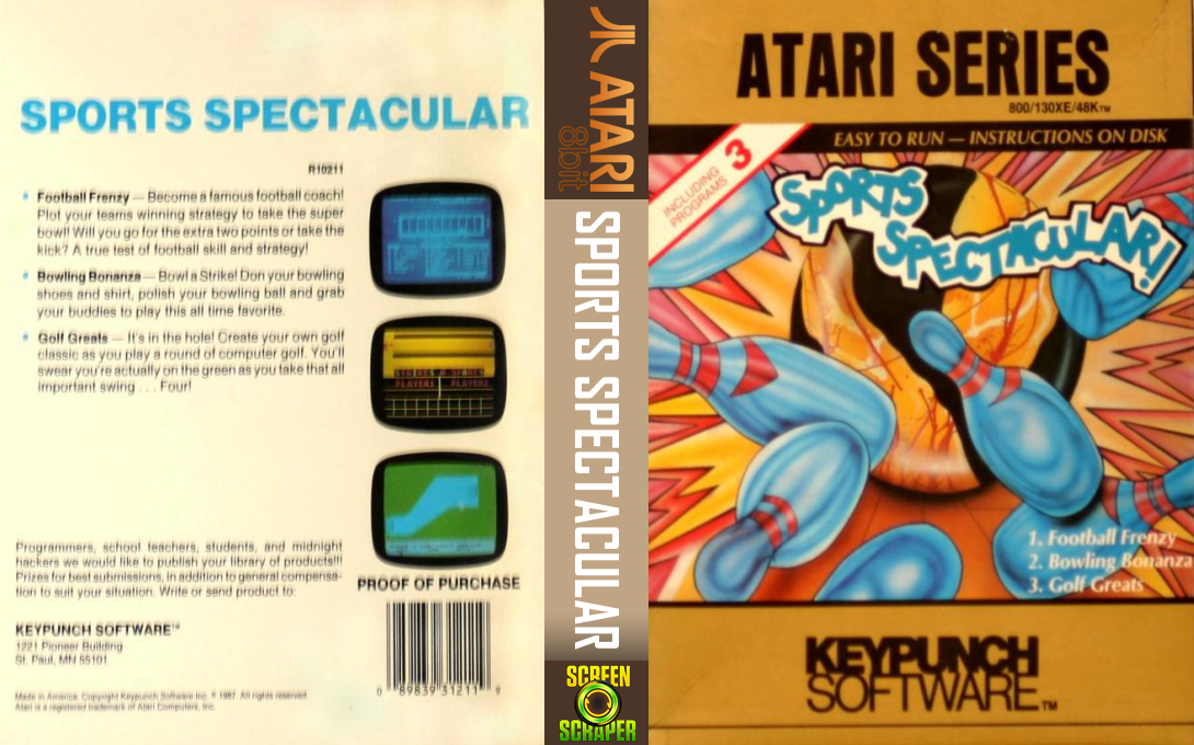 Sports Spectacular — box-texture (US)