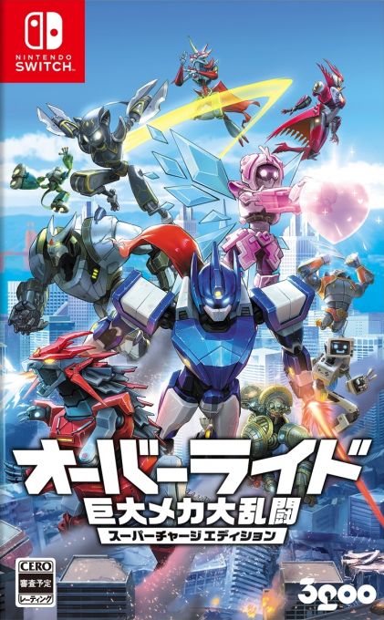Override - Mech City Brawl — box-2D (JP)