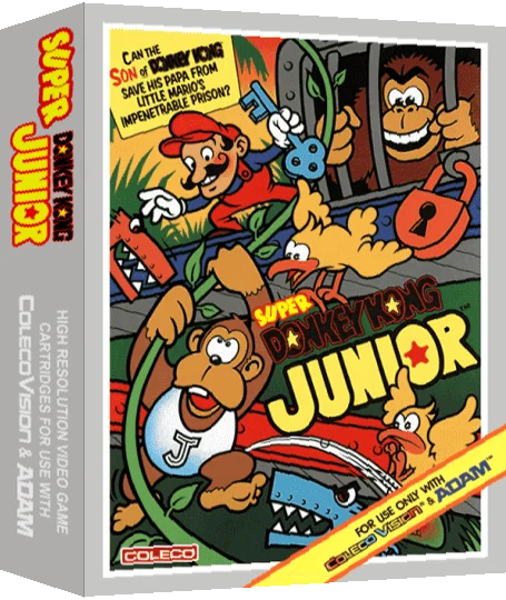 Super DK! Junior — box-3D (US)