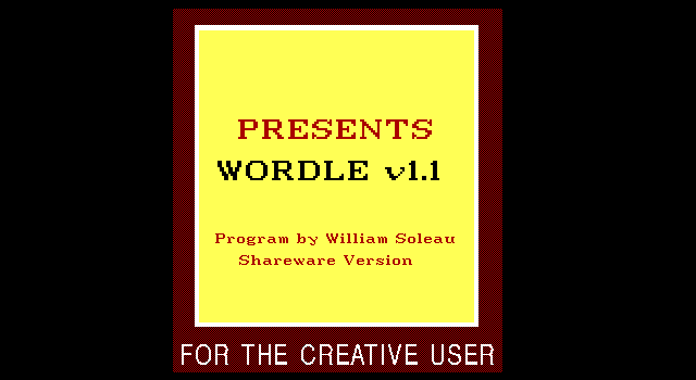 Wordle — sstitle (WOR)