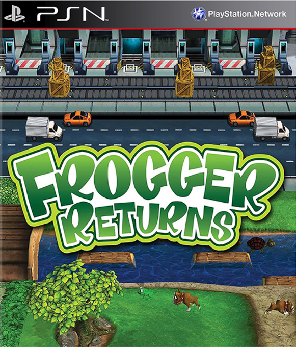Frogger Returns box art