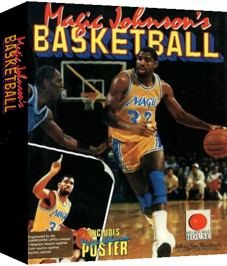 Magic Johnson's Basketball — box-3D (SP)