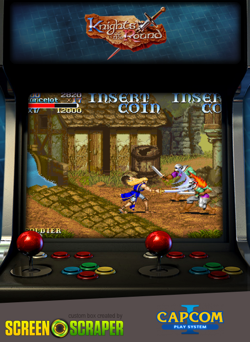 Knights of the Round — box-2D (SS)