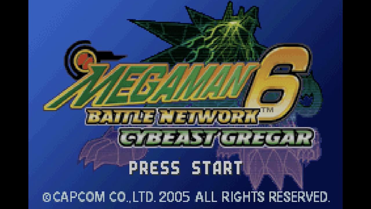 Megaman Battle Network 6 - Cybeast Gregar — sstitle (WOR)
