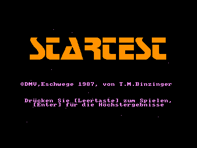 Startest — sstitle (DE)