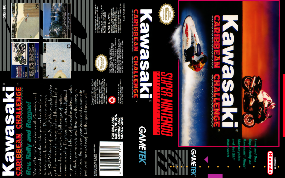 Kawasaki Caribbean Challenge — box-texture (US)