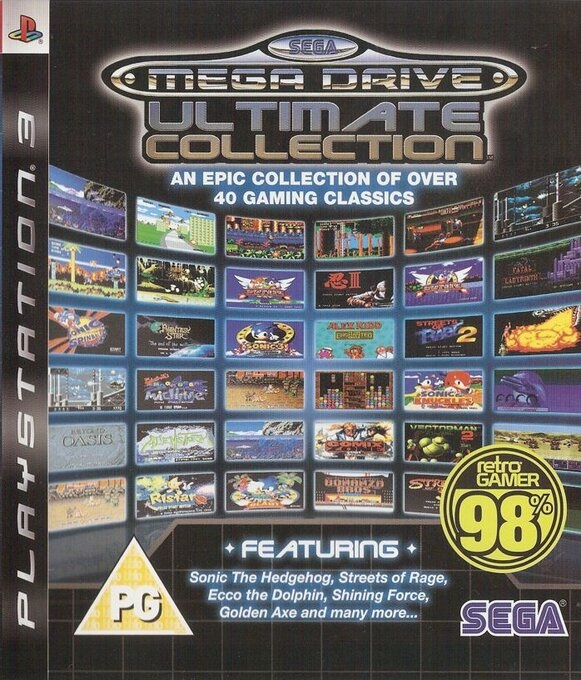 Sega Mega Drive Ultimate Collection — box-2D (UK)