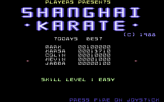 Shanghai Karate — sstitle (EU)