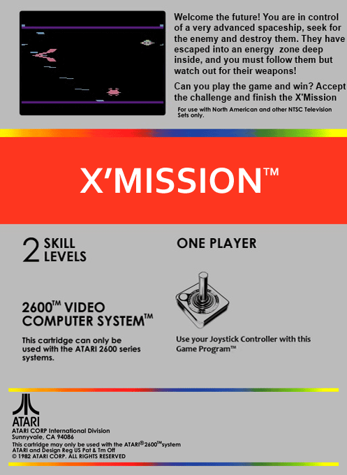 X'mission — box-2D-back (EU)