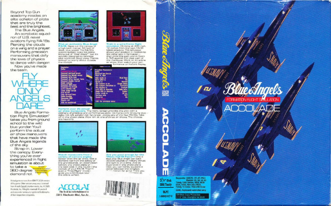 Blue Angels Formation Flight Simulation — box-texture (US)