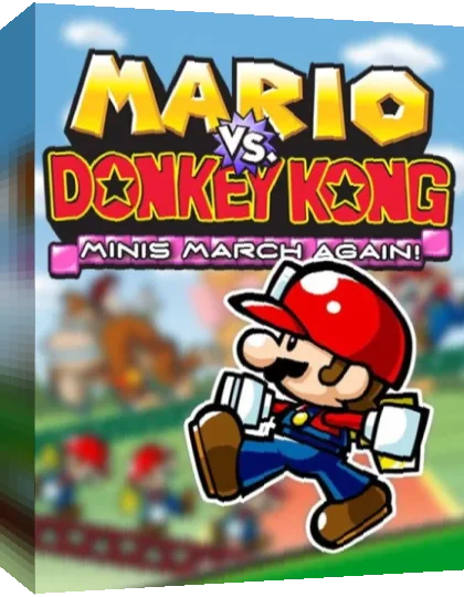 Mario vs. Donkey Kong - Mini Mini Sai Koushin! — box-3D (JP)