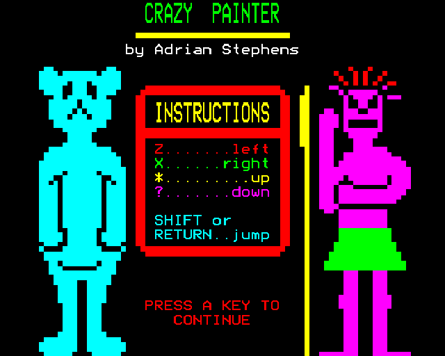 Crazy Painter — sstitle (WOR)