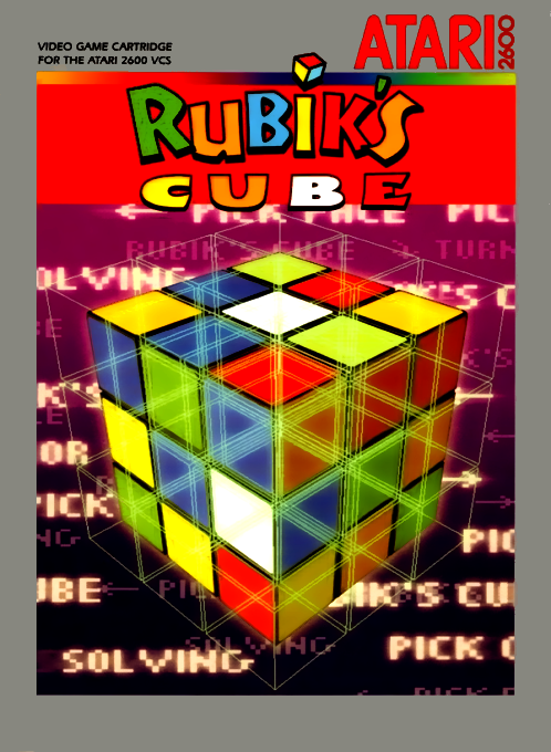 Rubik's Cube 3d box art