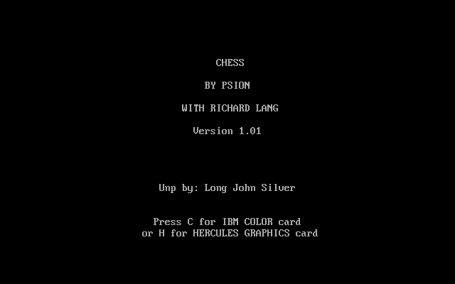 Psion Chess box art