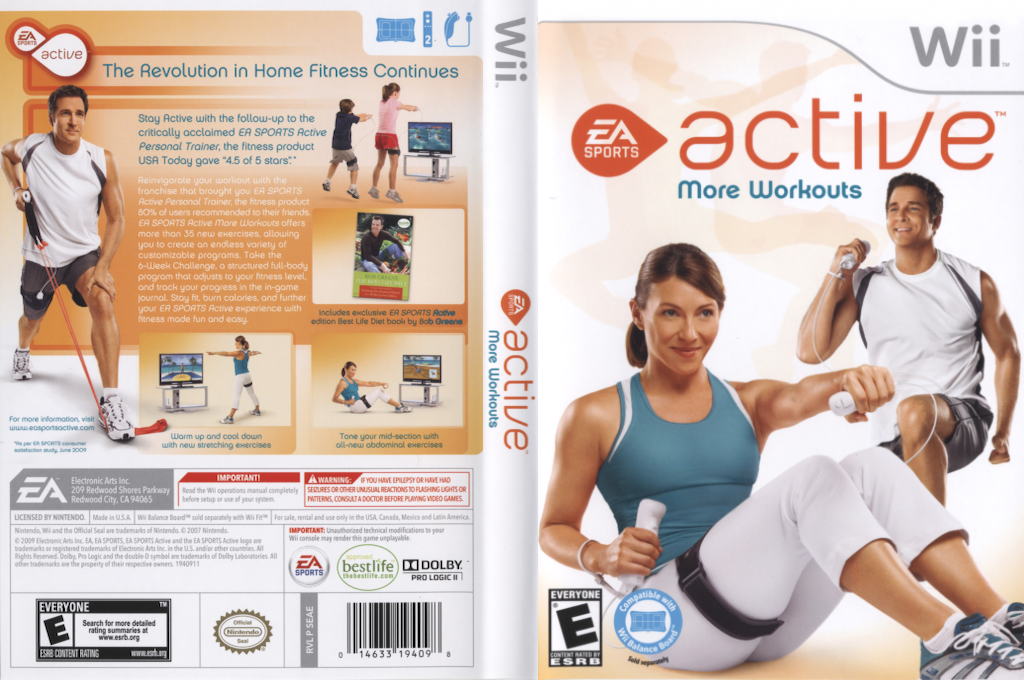 EA Sports Active - More Workouts — box-texture (US)