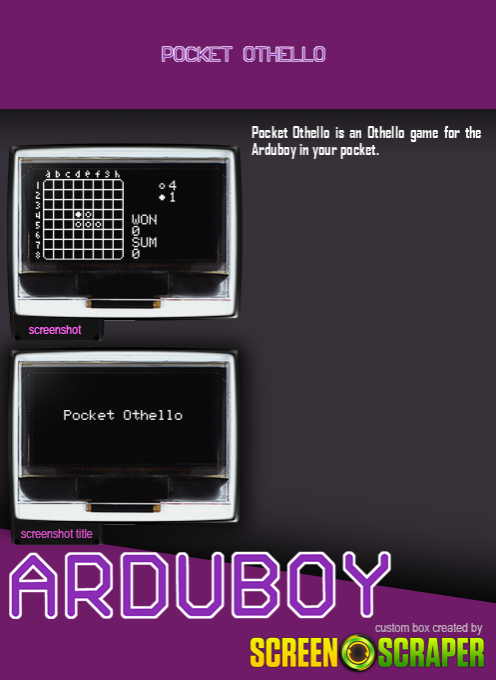 Pocket Othello — box-2D-back (SS)