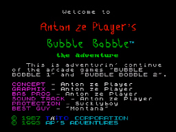 Bubble Bobble - The Adventure — sstitle (WOR)