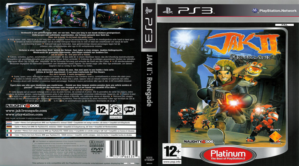 Jak II HD — box-texture (EU)
