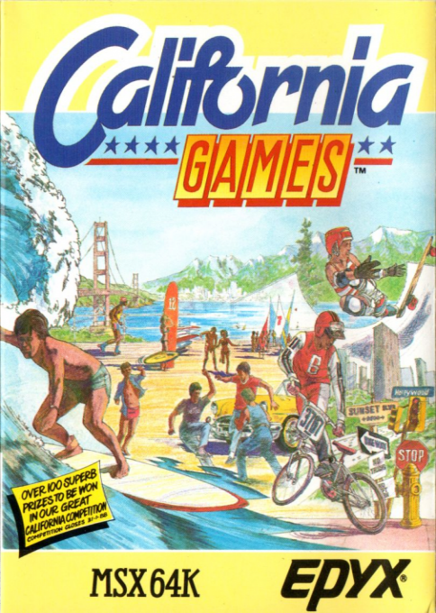 California Games box art