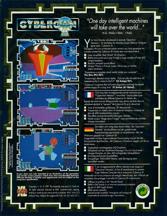 Cybercon 3 — box-2D-back (EU)
