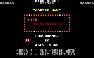 Gobble Man box art