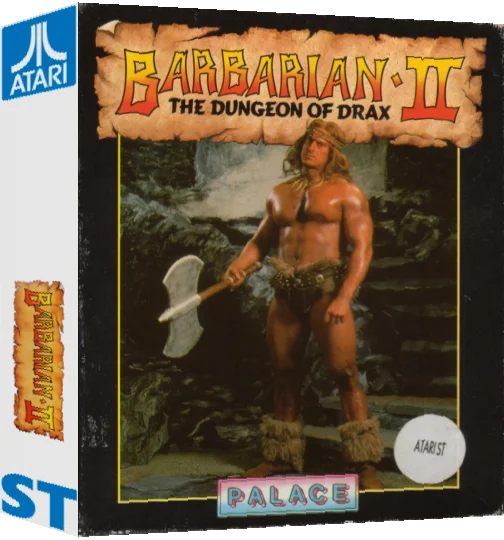 Barbarian 2 - The Dungeon Of Drax — box-3D (EU)