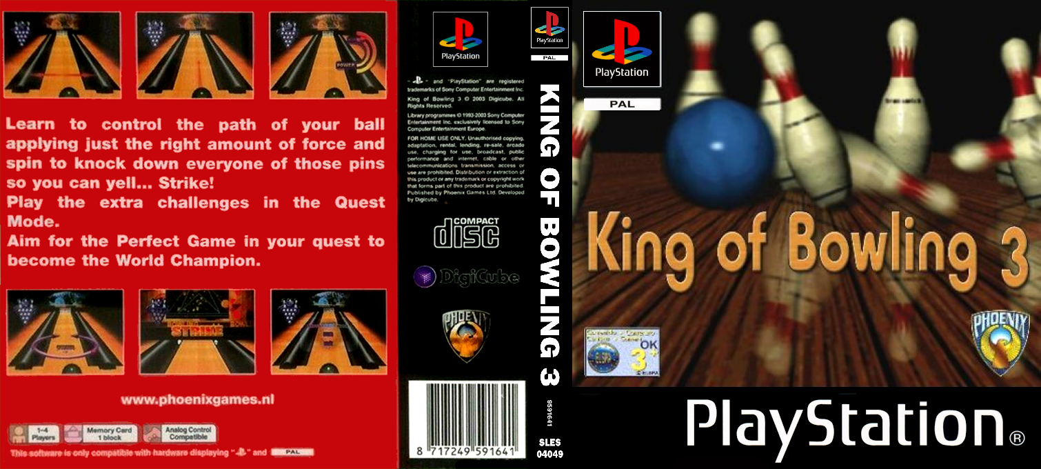 King of Bowling 3 — box-texture (EU)