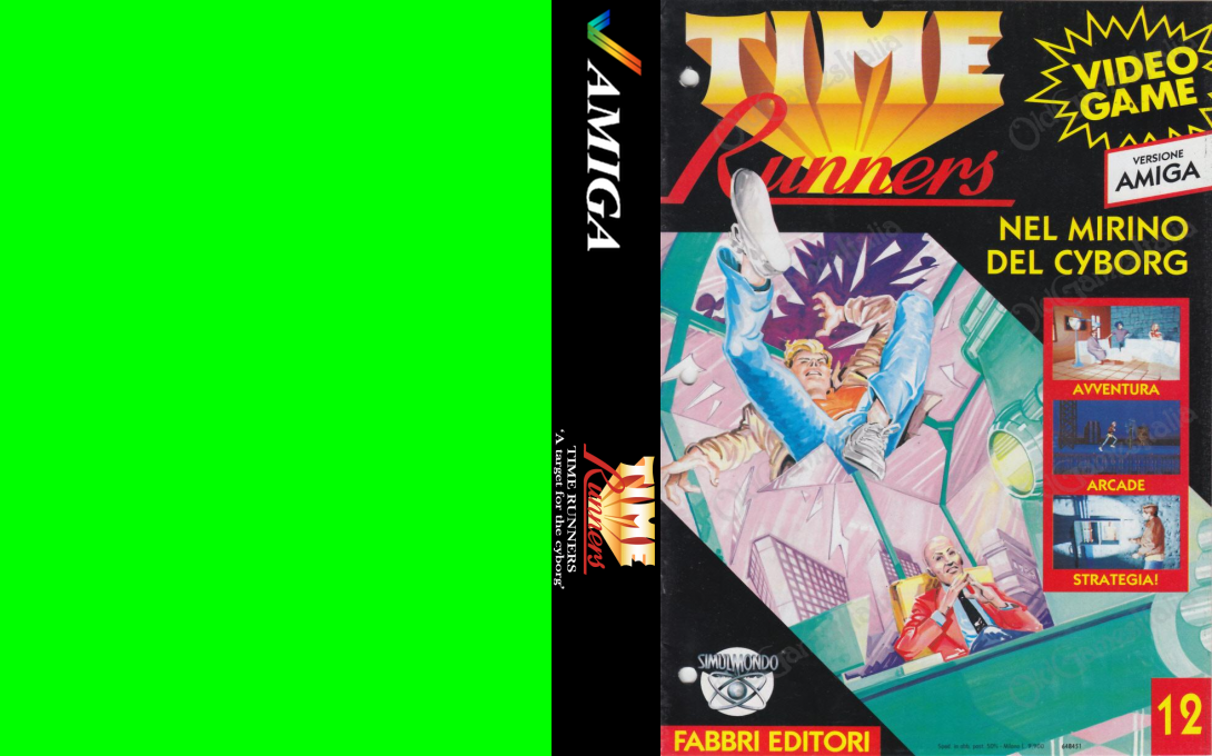 Time Runners 12 - A Target for the Cyborg — box-texture (IT)