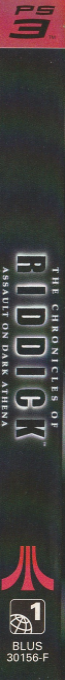 Chronicles of Riddick, The - Assault on Dark Athena — box-2D-side (CA)