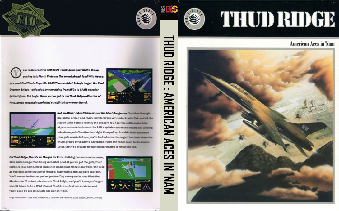 Thud Ridge - American Aces in 'Nam — box-texture (US)
