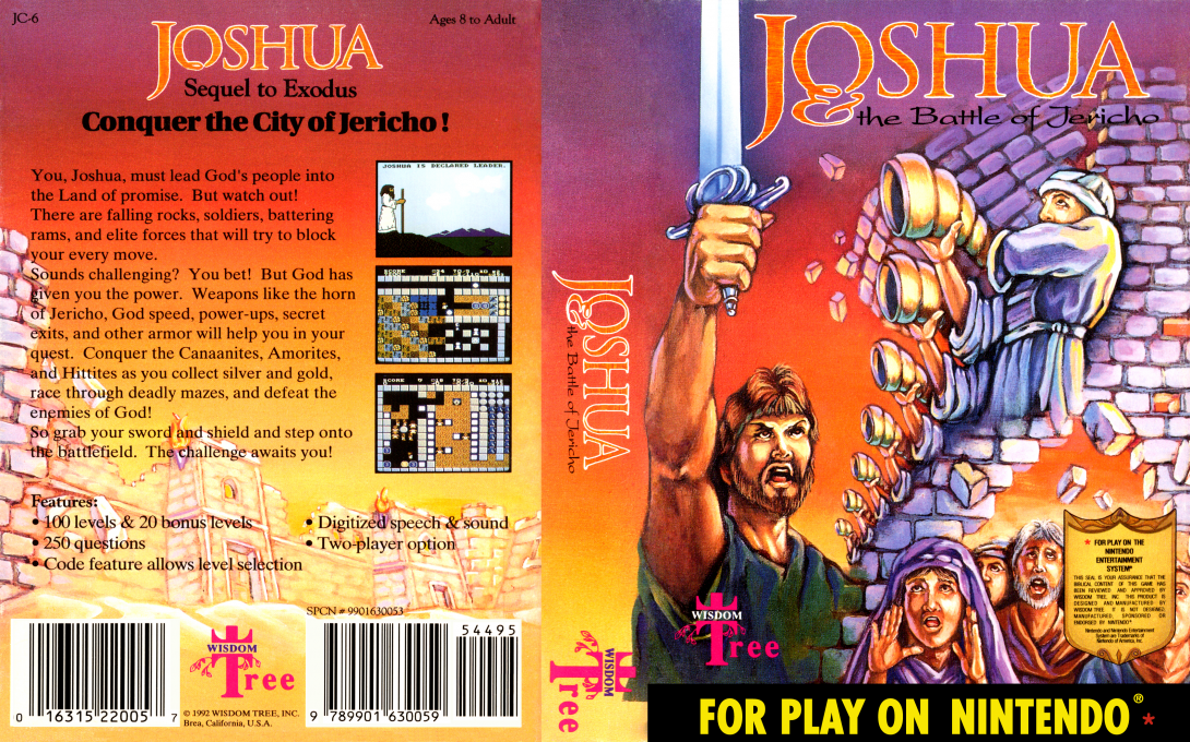 Joshua & the Battle of Jericho — box-texture (US)
