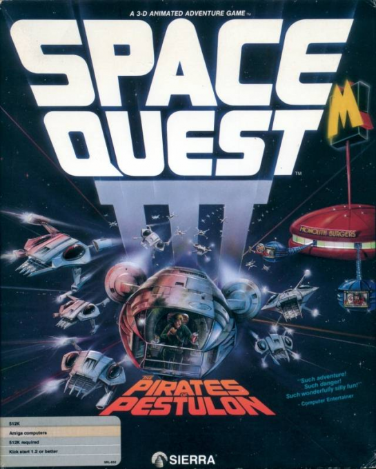 Space Quest III - Die Piraten von Pestulon box art