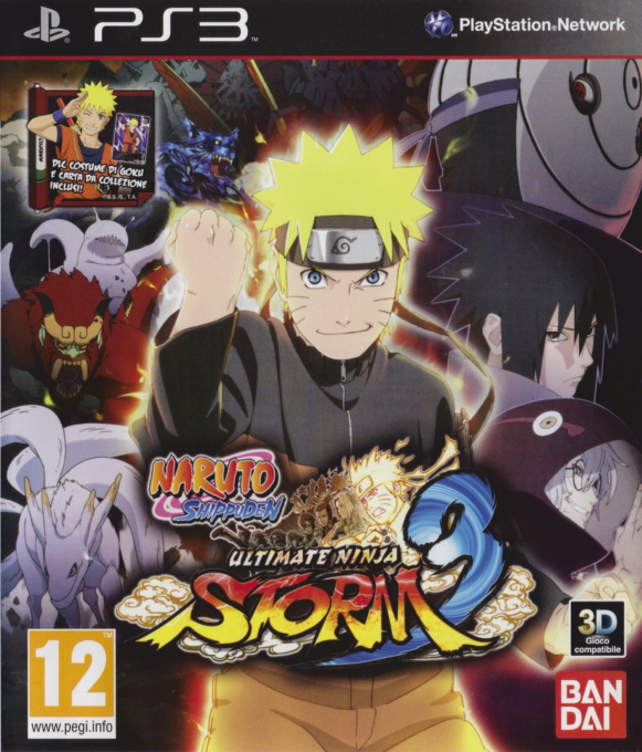 Naruto Shippuuden - Narutimate Storm 3 — box-2D (IT)