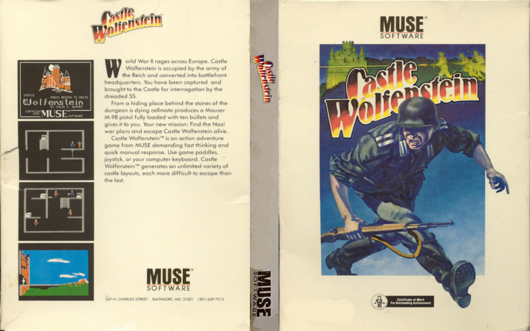 Castle Wolfenstein — box-texture (US)