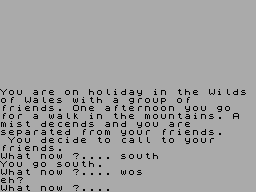 Lost in Wales — ss (WOR)