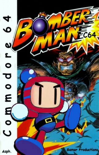 Bomberman C64 box art