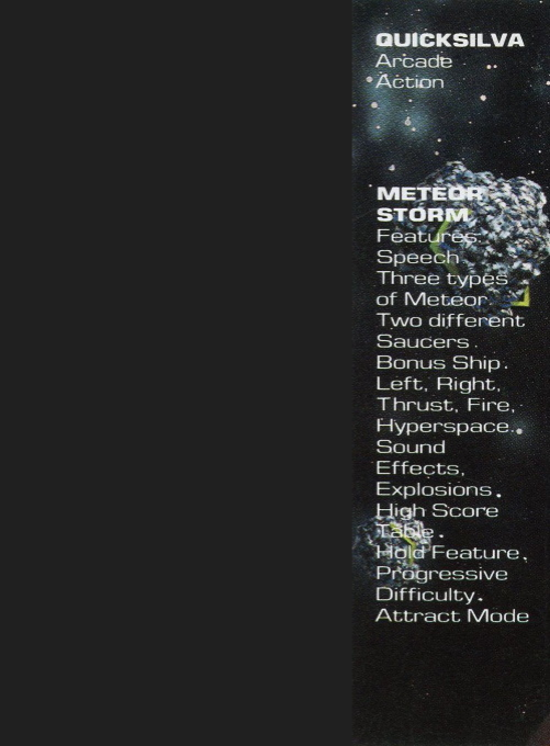 Meteor Storm — box-2D-back (WOR)