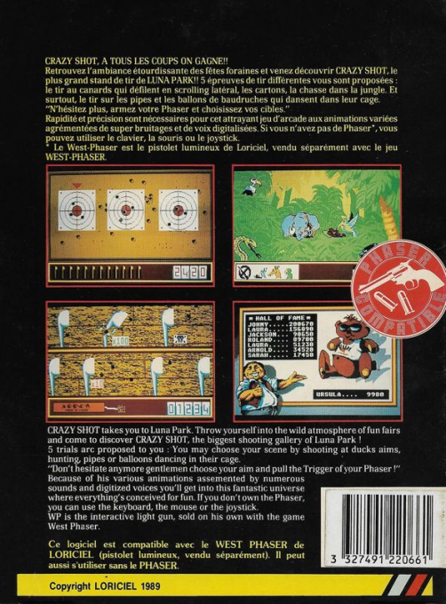 Crazy Shot — box-2D-back (EU)