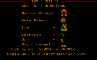 Tut-Busters box art